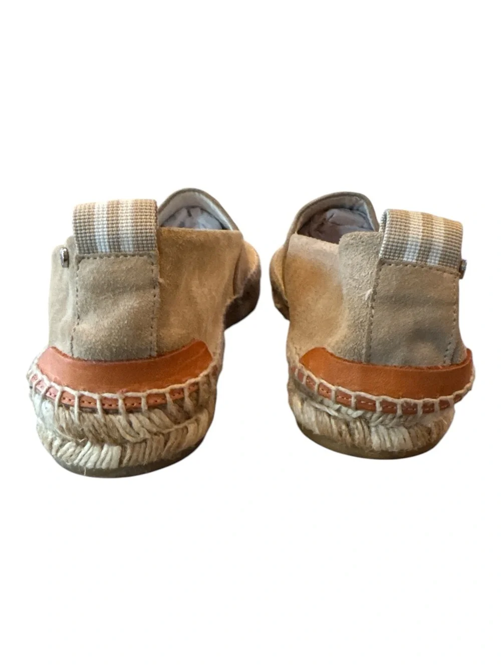 Rag & Bone Suede Espadrille Flats Taupe Size 39